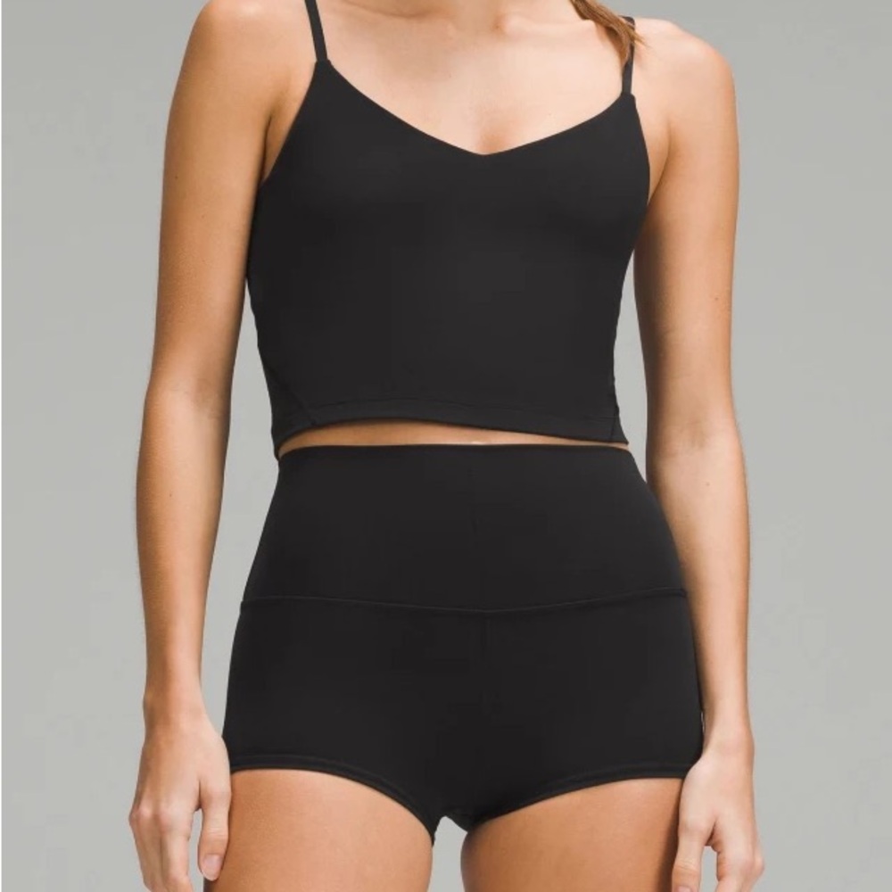 lululemon athletica Black Crop Top